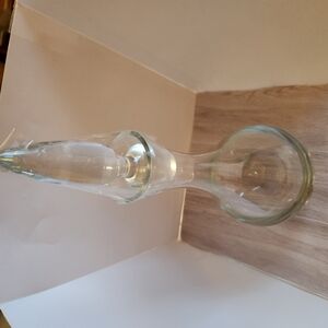 Elegant Clear Glass Vase
